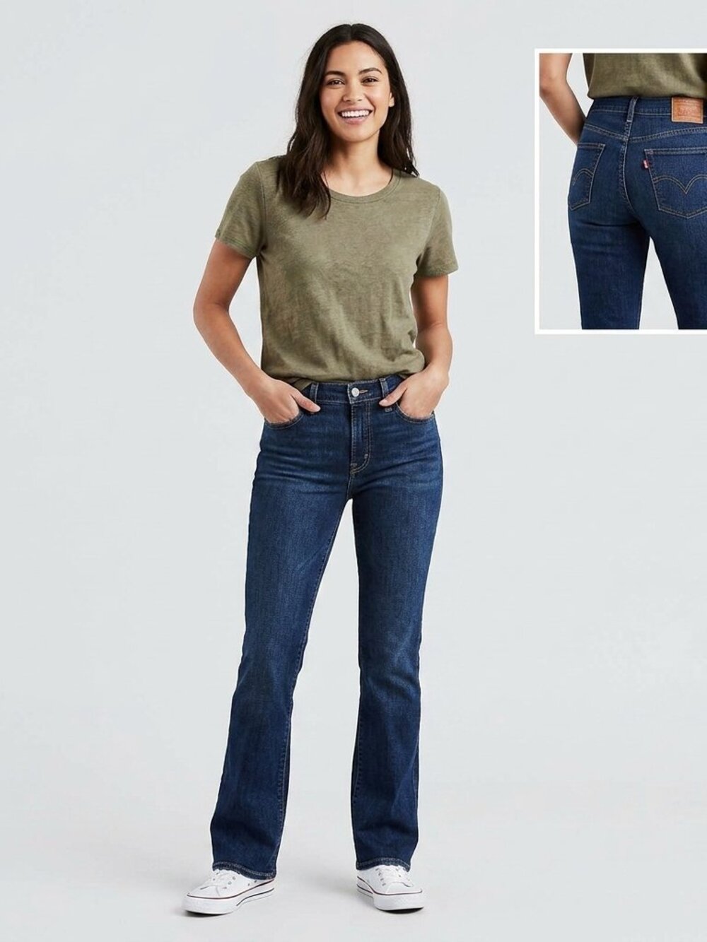 Levi's 515 Bootcut Jeans Women’s 10 M Mid Rise Y2K Classic Denim 5-Pocket Blue
